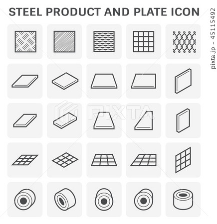 steel plate icon 45115492