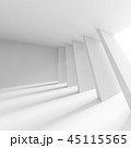 3d Illustration of White Building Construction 45115565