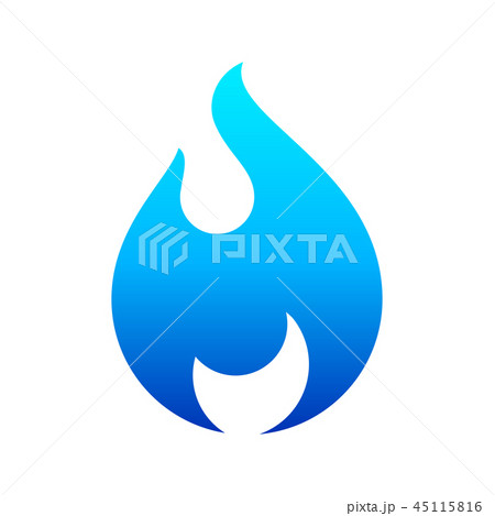 Fire flames, new blue icon for you 45115816