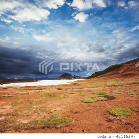 The picturesque landscapes of forests and mountains Iceland The picturesque landscapes of forests and mountains Iceland 45116247