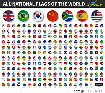 All national flags of the world . Circle concave All national flags of the world . Circle concave 45116914