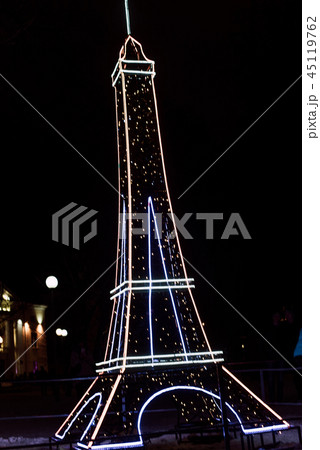 colorful Sparkling Lights Festive background 45119762