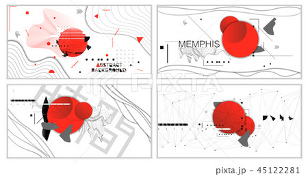 New banner templates in memphis style New banner templates in memphis style 45122281