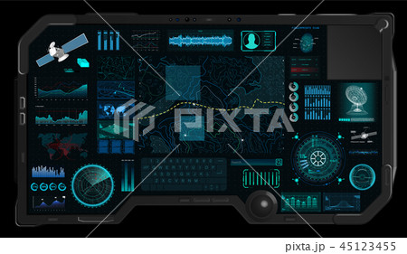 Command Center Screen in HUD style 45123455