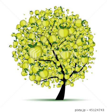 Energy apple tree for your design  45124743