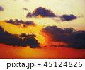 夕焼け空の風景絵画 45124826