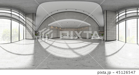 Spherical 360 panorama projection reception 45126547