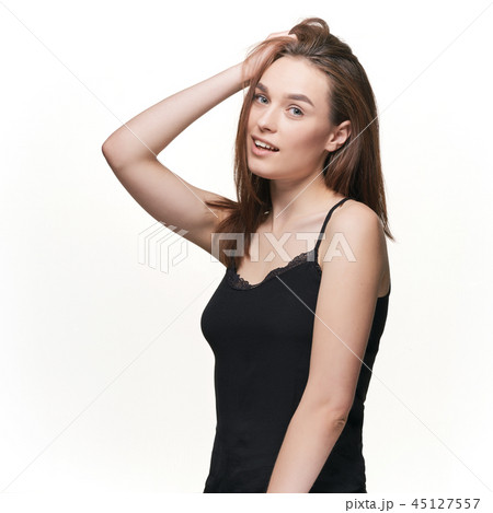Natural beauty emotional girl Natural beauty emotional girl 45127557