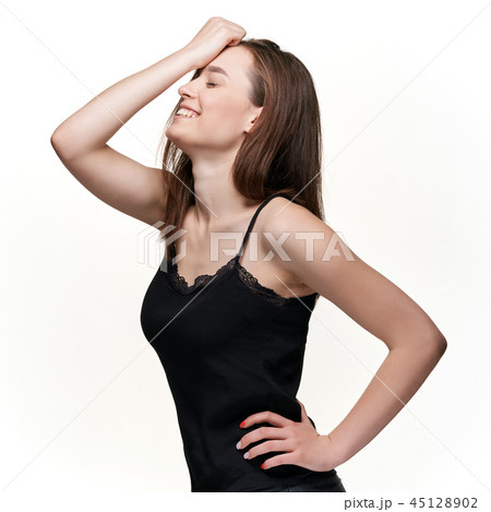 Natural beauty emotional girl Natural beauty emotional girl 45128902