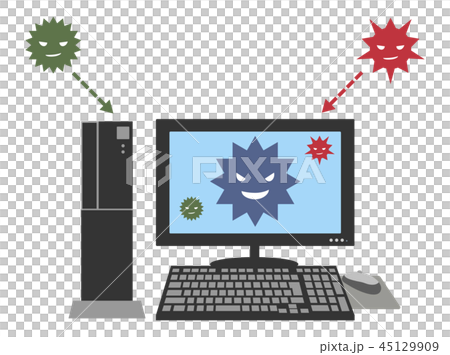 PC 5 PC desktop virus 45129909