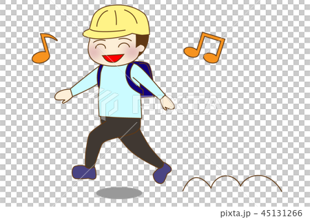 Elementary school boy to skip - Stock Illustration [45131266] - PIXTA