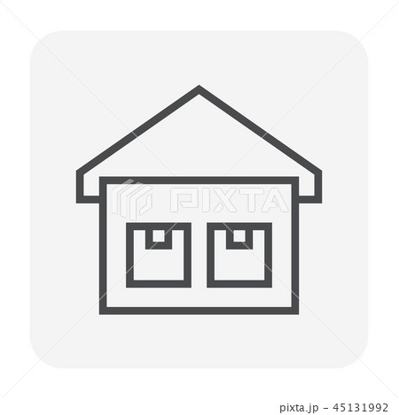 warehouse icon black warehouse icon black 45131992