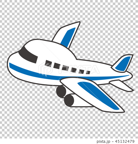 かわいい飛行機のイラストのイラスト素材 45132479 Pixta