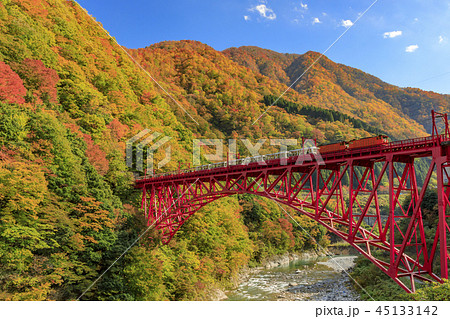 黒部峡谷 トロッコ鉄道 黒部峡谷 トロッコ鉄道 45133142
