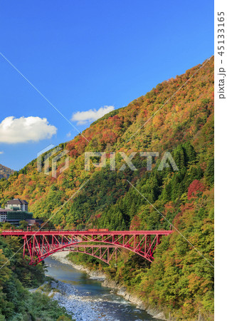 黒部峡谷 トロッコ鉄道 黒部峡谷 トロッコ鉄道 45133165