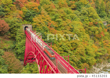 黒部峡谷　トロッコ鉄道 45133203