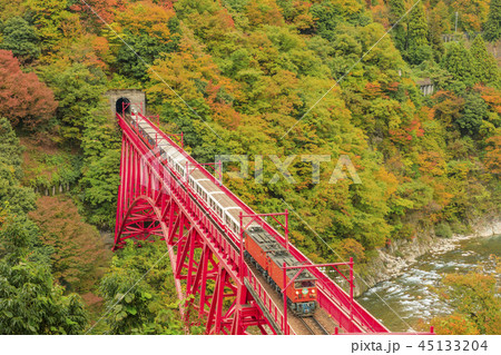 黒部峡谷 トロッコ鉄道 黒部峡谷 トロッコ鉄道 45133204