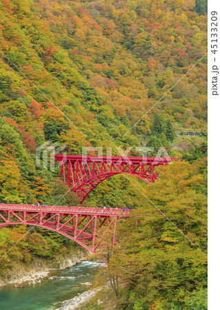 黒部峡谷 トロッコ鉄道 黒部峡谷 トロッコ鉄道 45133209