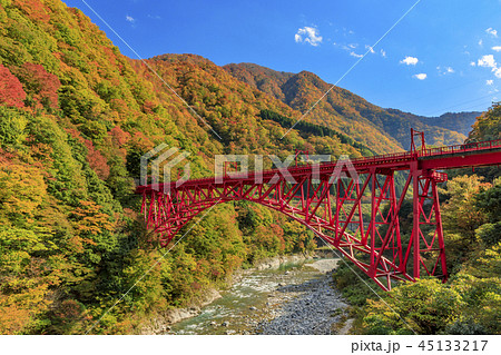 黒部峡谷　トロッコ鉄道 45133217