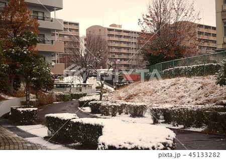 団地の雪景色 団地の雪景色 45133282
