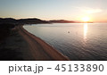 淡路島 慶野松原 夕日 ドローン空撮 淡路島 慶野松原 夕日 ドローン空撮 45133890