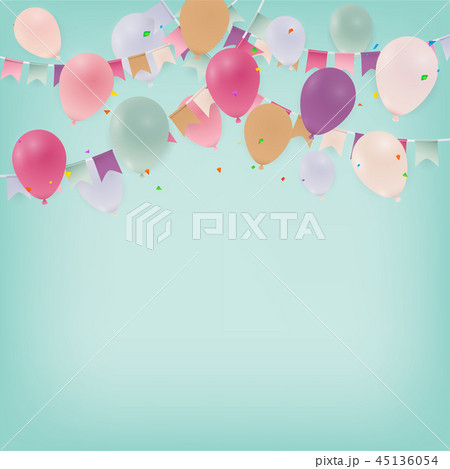 Anniversary or happy birthday card celebration. Anniversary or happy birthday card celebration. 45136054