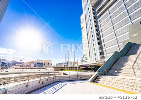 都市風景 名古屋 駅前 都市風景 名古屋 駅前 45136752