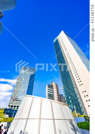 都市風景　名古屋　駅前 45136759