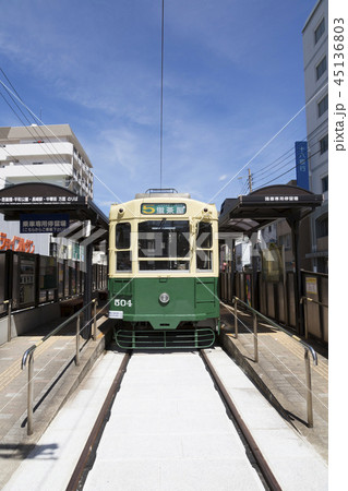 石橋停留所と路面電車 45136803