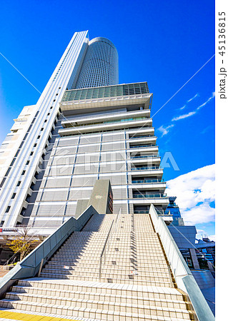 都市風景　名古屋　駅前 45136815