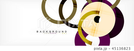 Modern geometrical abstract background 45136823