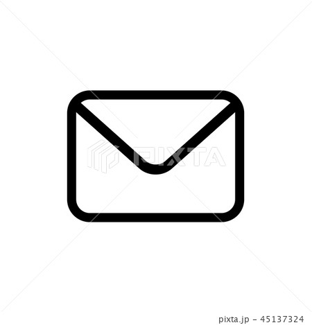 Email vector icon in flat style 45137324