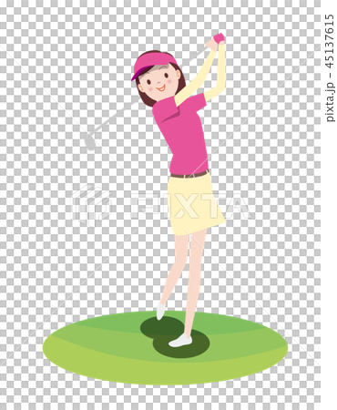 女人_高爾夫球手 45137615
