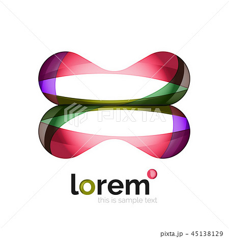 Abstract geometric business icon 45138129
