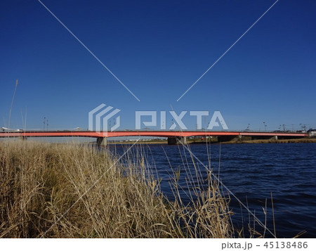 釧路川と鶴見橋 釧路川と鶴見橋 45138486
