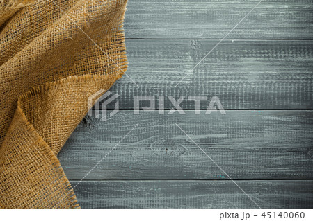 burlap hessian sacking on wood 45140060