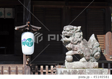 多田神社の狛犬-4 45140581