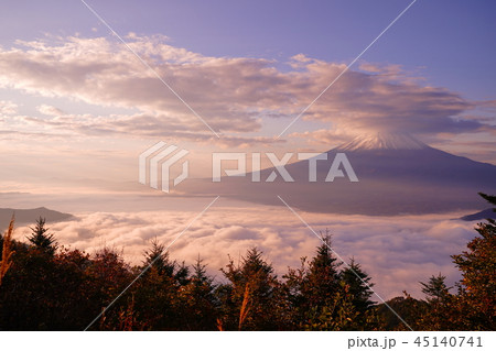 富士山 雲海 富士山 雲海 45140741