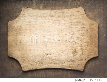 wooden sign board background 45141156