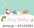 Merry Christmas, Xmas holiday with santa claus. 45142084
