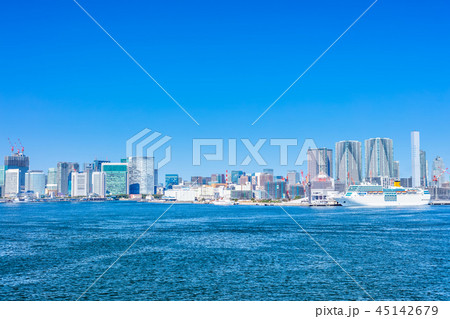 東京 レインボーブリッジからの眺望(汐留、晴海方面) 東京 レインボーブリッジからの眺望(汐留、晴海方面) 45142679