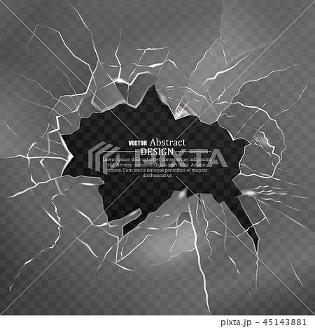 The broken glass 45143881