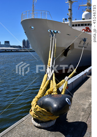 岸壁のビット 45146785