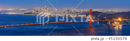 Golden Gate bridge Sunset Golden Gate bridge Sunset 45150379