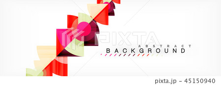 Trendy circles composition geometric background Trendy circles composition geometric background 45150940