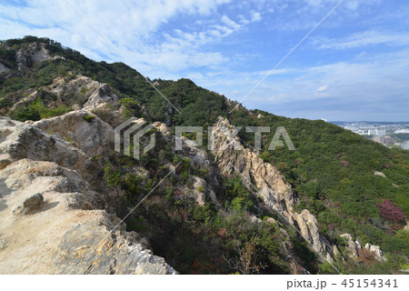 須磨アルプス　馬の背の風景 45154341
