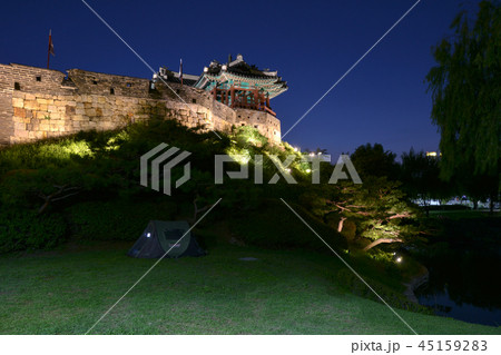 夜景 光の祭典 水原 45159283