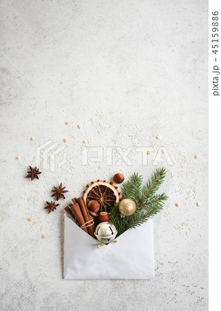 Christmas composition with spices 45159886
