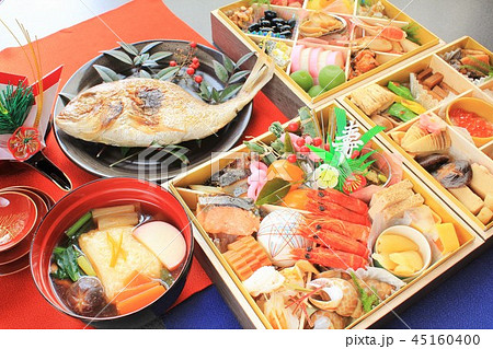新年のおせち料理 45160400