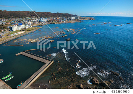 南房総市白浜町野島崎灯台付近を空撮 45160966